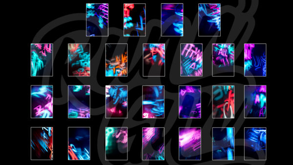 All Neon Overlay Pack 1 Images Included
