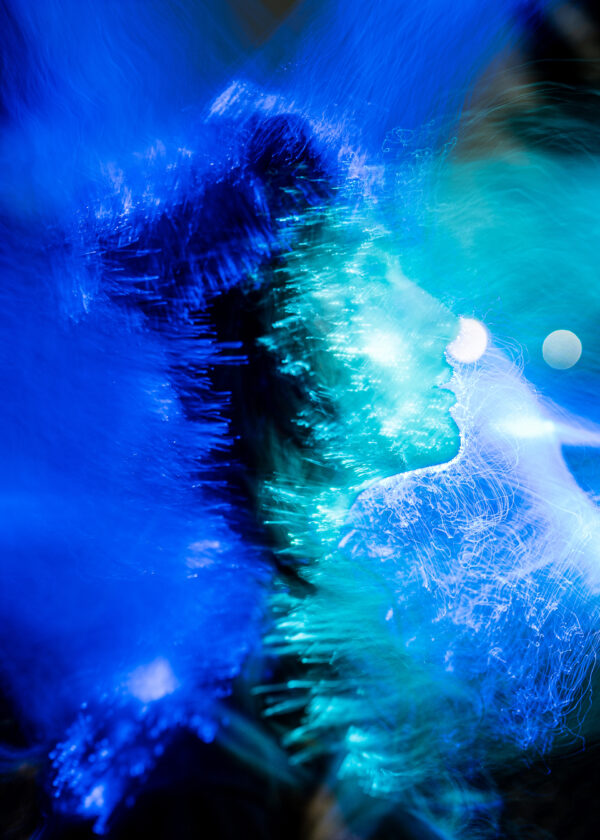 Neon Light Brushed Portrait by Run N Gun Photography