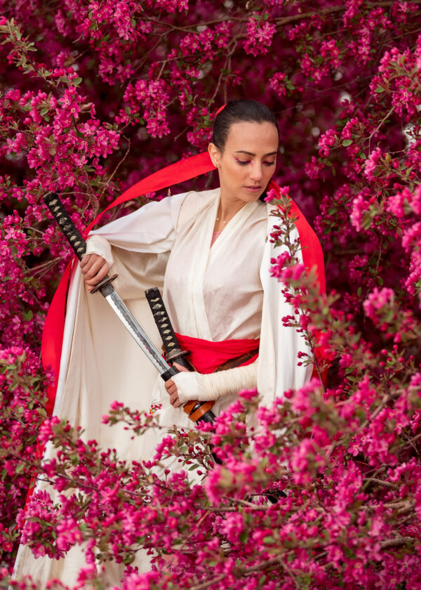 Pink Cherry Blossom Samurai Ashley