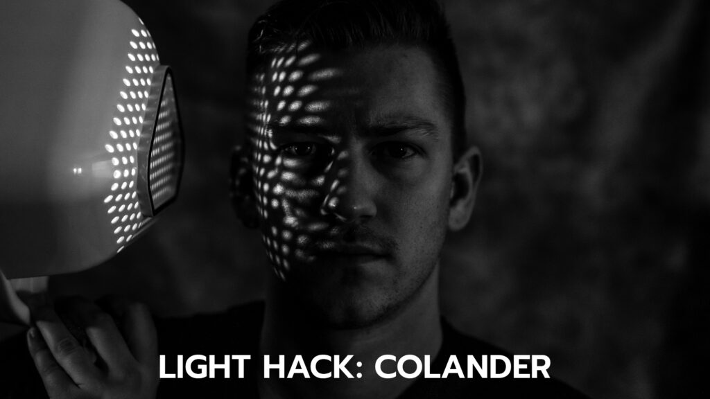 Portrait Light Hack Colander