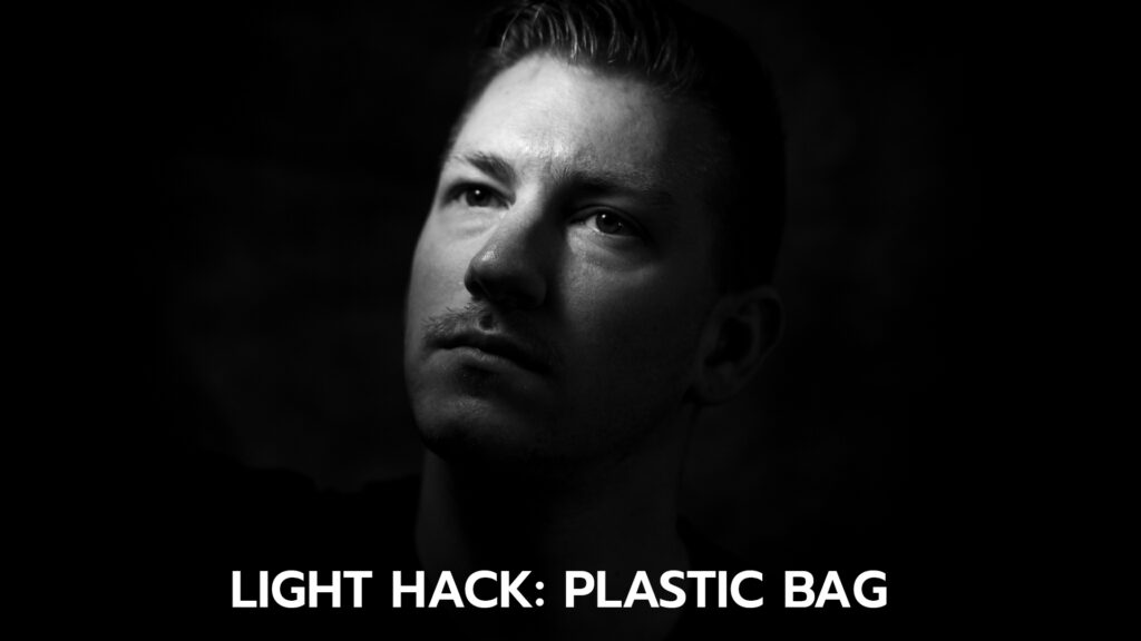 Portrait Light Hack Plastic Bag