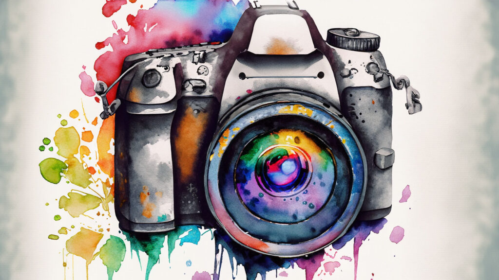 What Camera Should I Buy Watercolor graphic