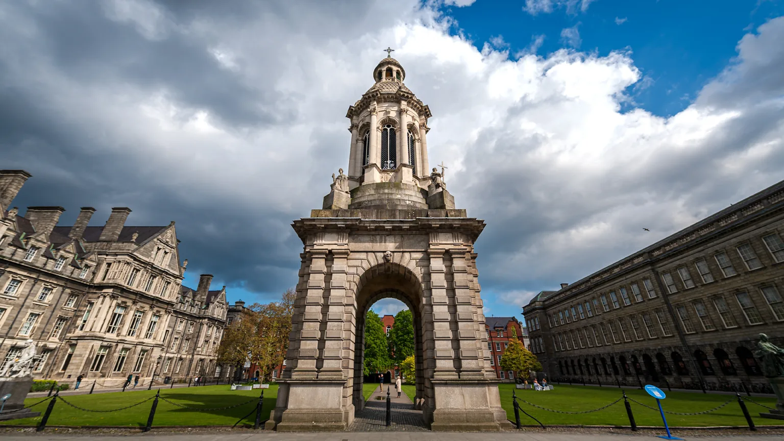 Final photo of trinity college Dublin, Ireland after Lightroom RAW Editing tutorial