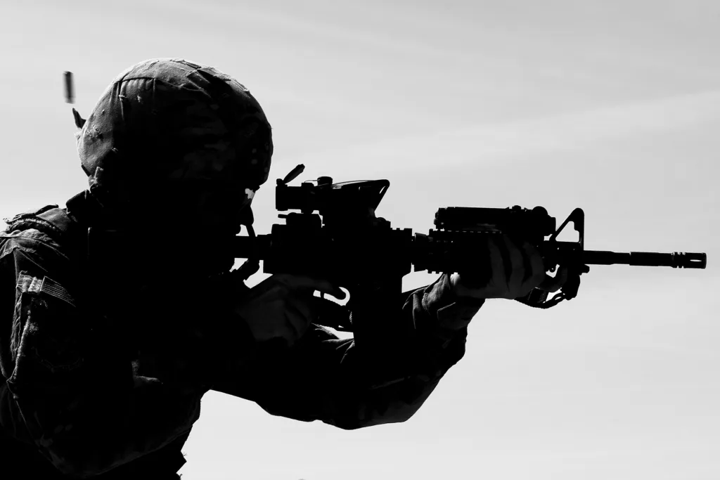 Nikon D3 Still good 2024? Combat Camera photography, soldier shoots M4 rifle